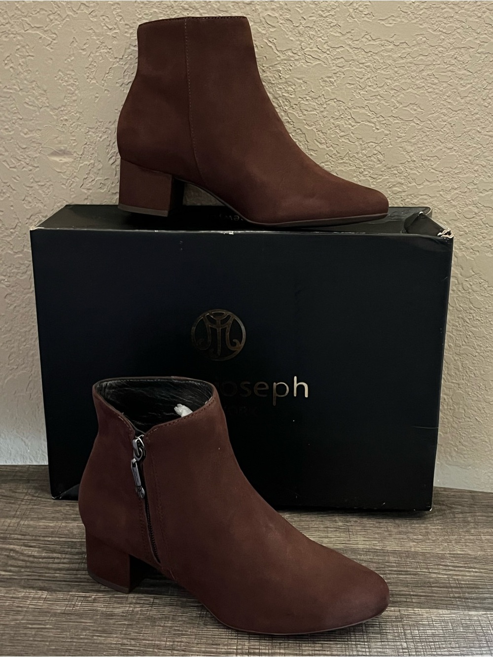 Marc Joseph New York Spruce Brown Nobuck Boots Women’s Size 5.5